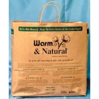 Warm 'n Natural cotton quilt batting - King Size